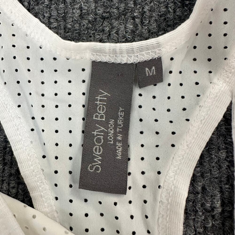 Sweaty Betty Women's Breeze Mesh Razorback Tank Top Performance Workout M - Picture 2 of 6